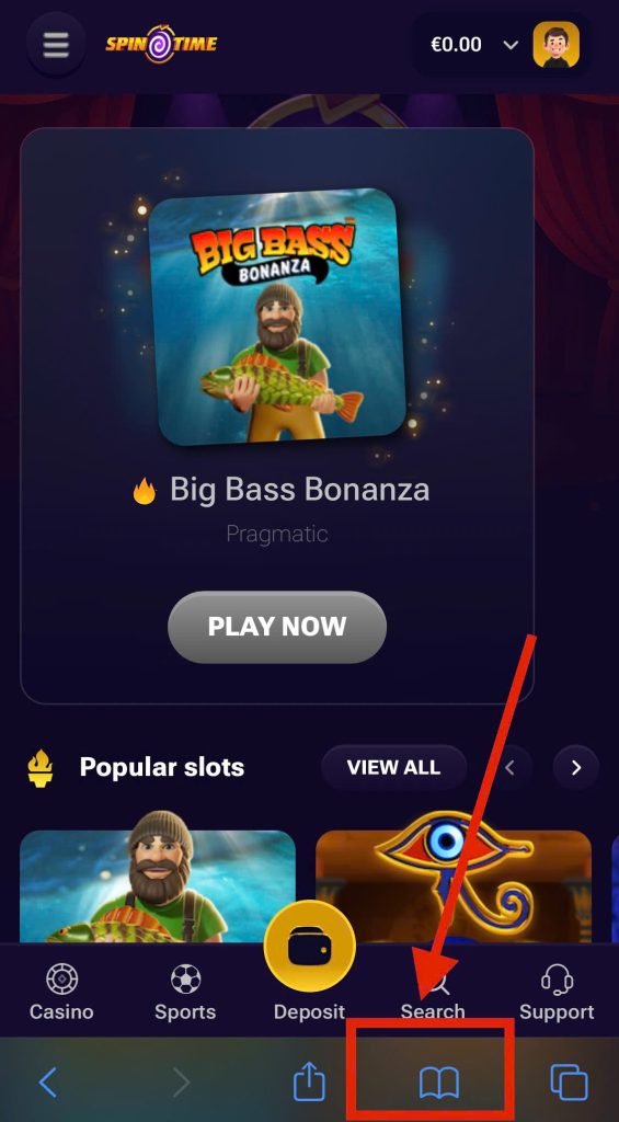 📌 Step 3: Select the “Share” icon