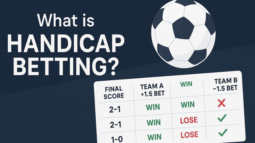 What is a 1/2 handicap?