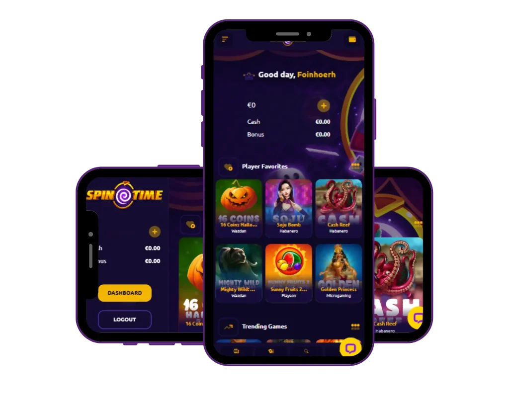 SPINTIME Mobile App